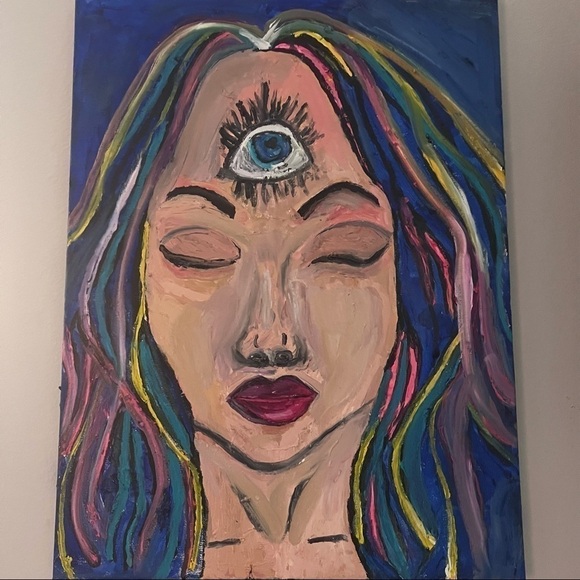 Third eye vision handpainted oil painting by me.​​​​​​ - Picture 3 of 3